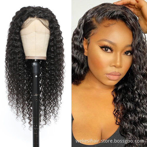 Wigs Brazilian raw unprocessed virgin hair Wigs Sunlight Pre Plucked Hair Line with Baby Hair 13 * 4 HD Lace Frontal wigs